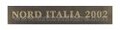 Fascetta Metallo NORD ITALIA 2002