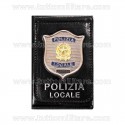 Portafogli con Placca Polizia Locale a Clip