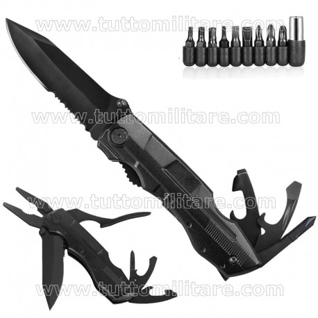 Coltello Multiuso Pieghevole con Pinza