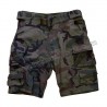 Pantaloni Cargo Short Woodland Camo