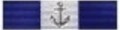 Nastrino Lunga Navigazione Marina Militare Argento 15 anni Imbarco